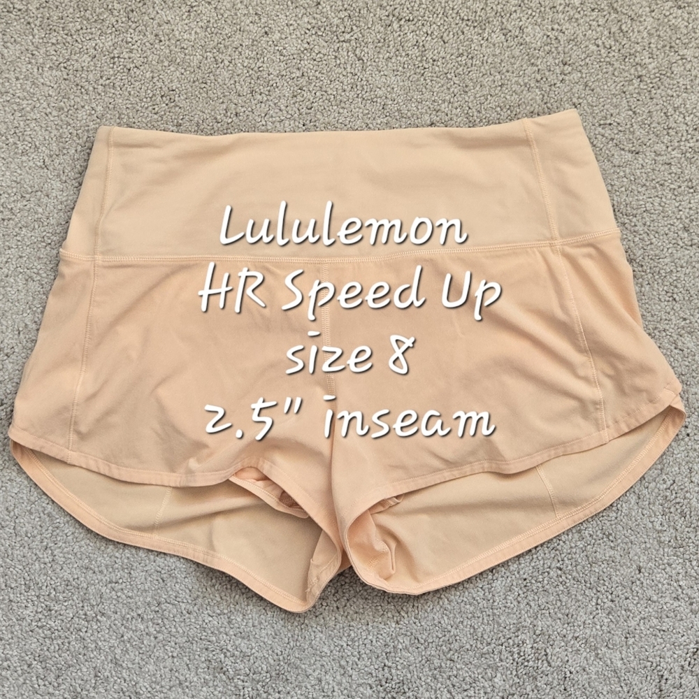 Lululemon Speed up shorts